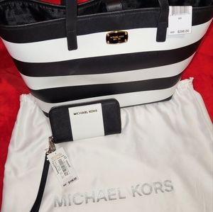 Mk large tote and wallet